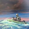 "Adrift" 
30 X 40" OIL ON CANVAS